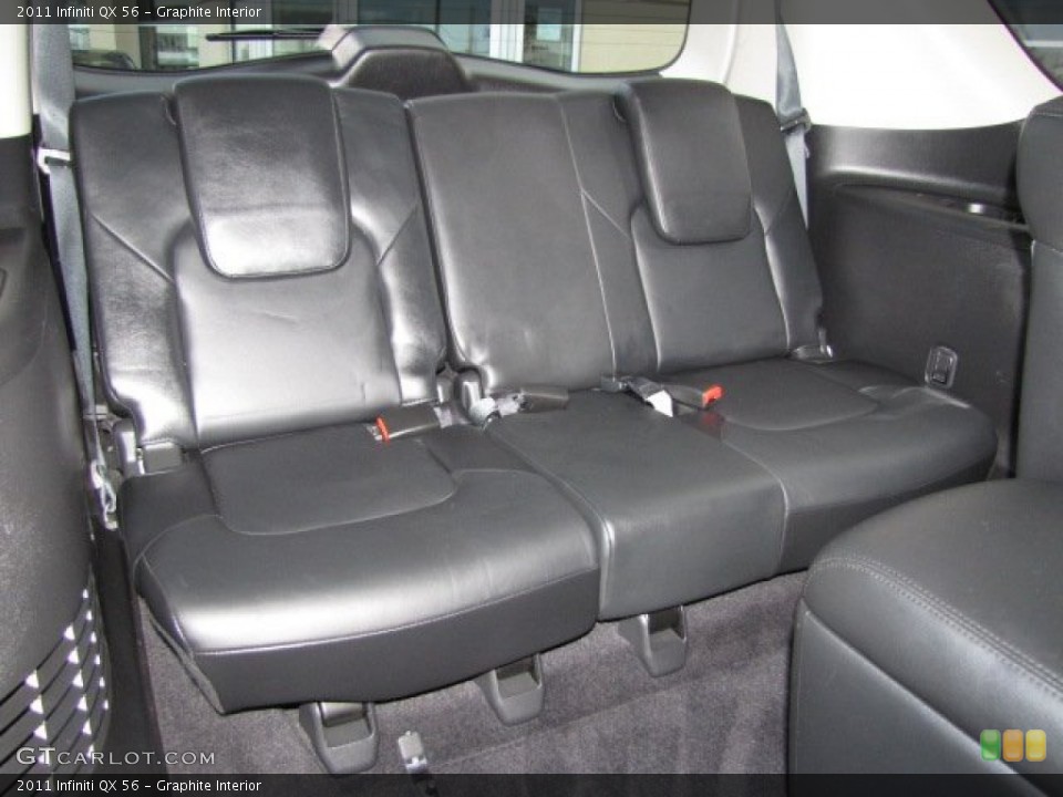 Graphite Interior Rear Seat for the 2011 Infiniti QX 56 #89004371
