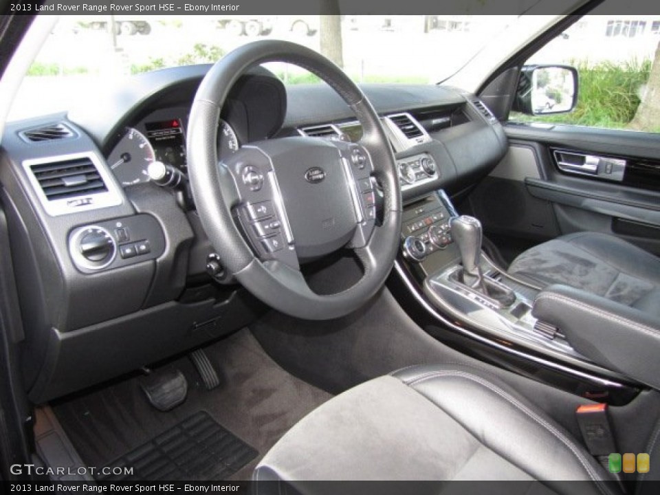 Ebony Interior Photo for the 2013 Land Rover Range Rover Sport HSE #89006063