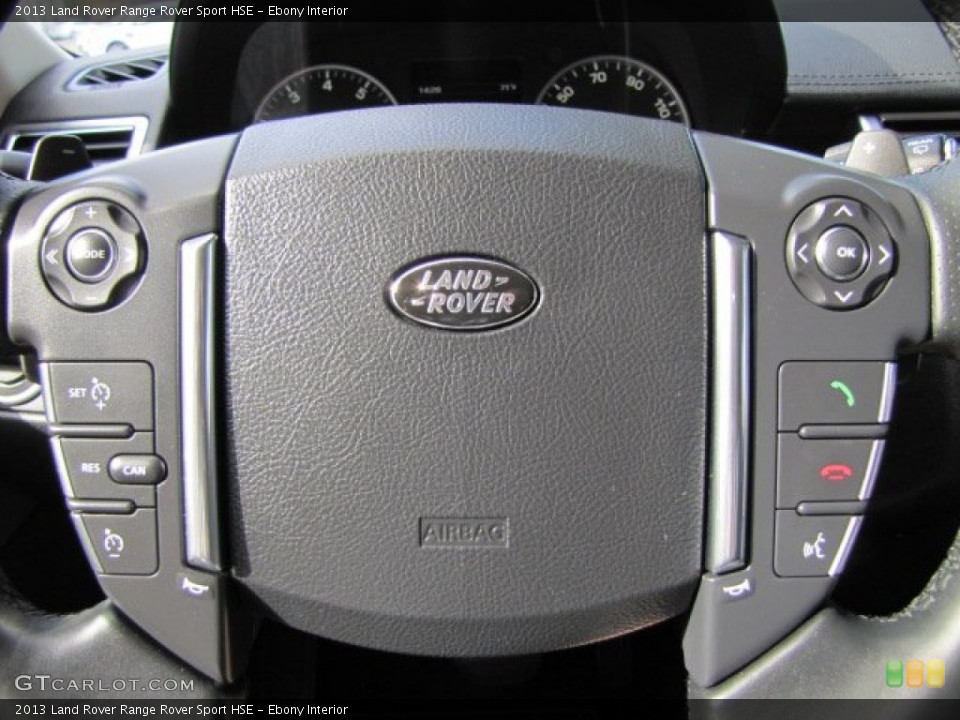 Ebony Interior Steering Wheel for the 2013 Land Rover Range Rover Sport HSE #89006069