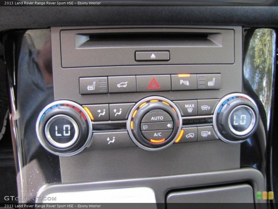 Ebony Interior Controls for the 2013 Land Rover Range Rover Sport HSE #89006090