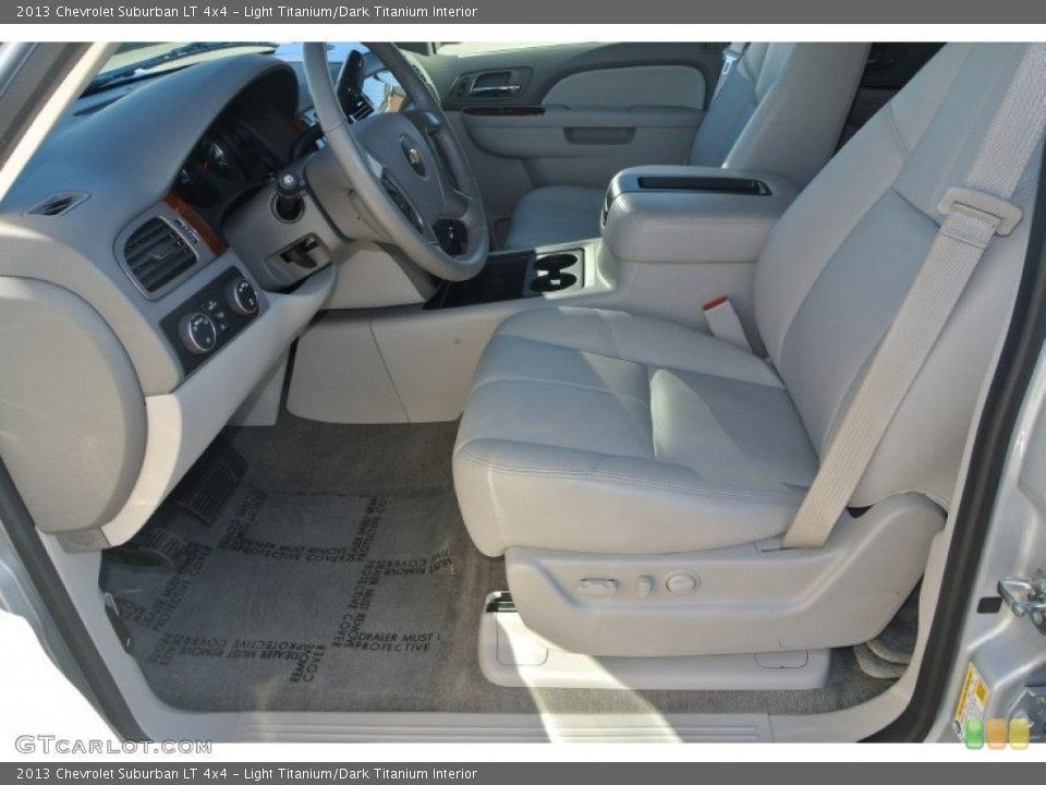 Light Titanium/Dark Titanium Interior Front Seat for the 2013 Chevrolet Suburban LT 4x4 #89006318