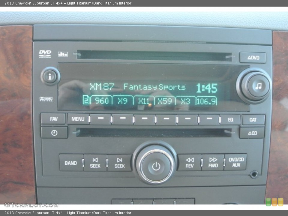 Light Titanium/Dark Titanium Interior Audio System for the 2013 Chevrolet Suburban LT 4x4 #89006336