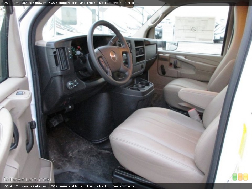 Medium Pewter Interior Photo for the 2014 GMC Savana Cutaway 3500 Commercial Moving Truck #89009115