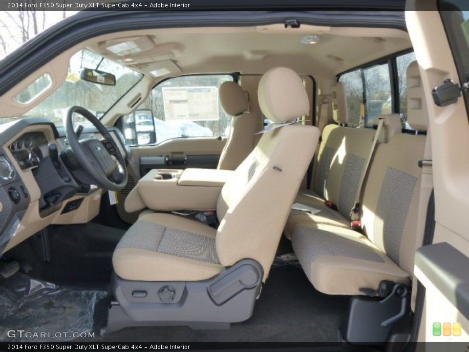 Adobe Interior Photo for the 2014 Ford F350 Super Duty XLT SuperCab 4x4 #89009136