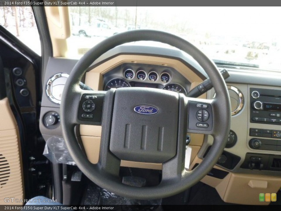 Adobe Interior Steering Wheel for the 2014 Ford F350 Super Duty XLT SuperCab 4x4 #89009280