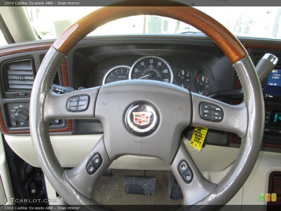 Shale Interior Steering Wheel for the 2004 Cadillac Escalade AWD #89011659