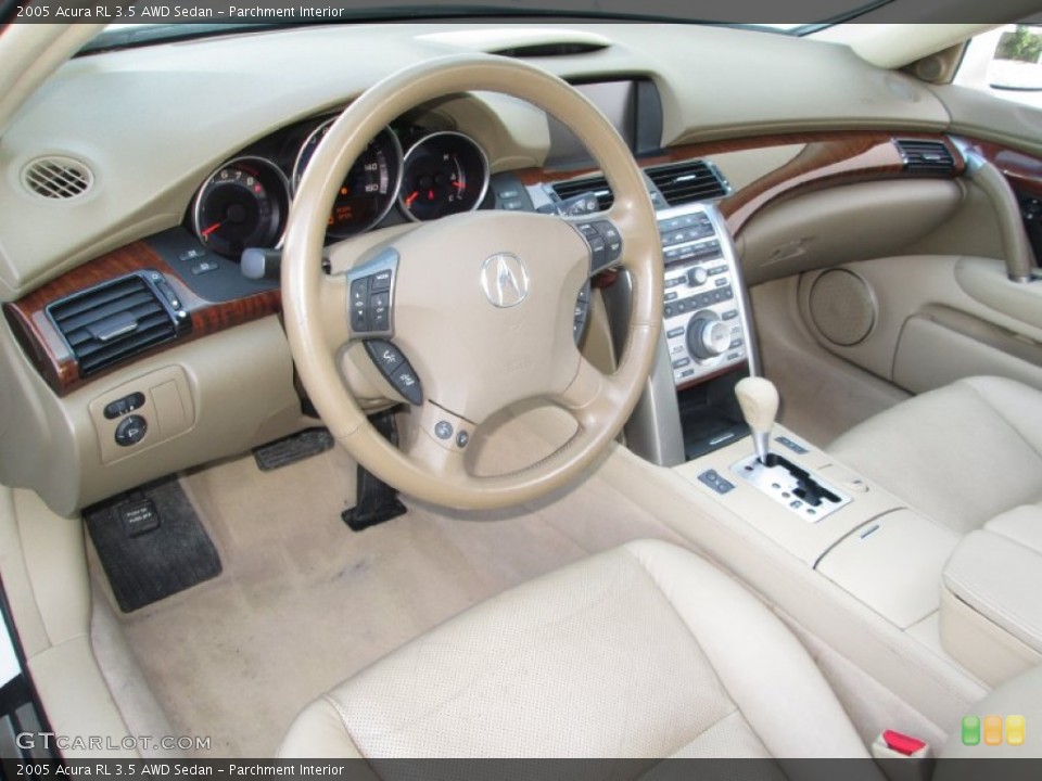 Parchment Interior Prime Interior for the 2005 Acura RL 3.5 AWD Sedan #89012280