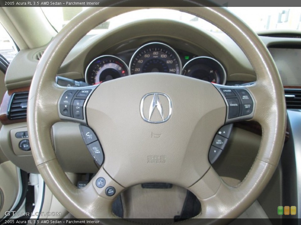 Parchment Interior Steering Wheel for the 2005 Acura RL 3.5 AWD Sedan #89012499