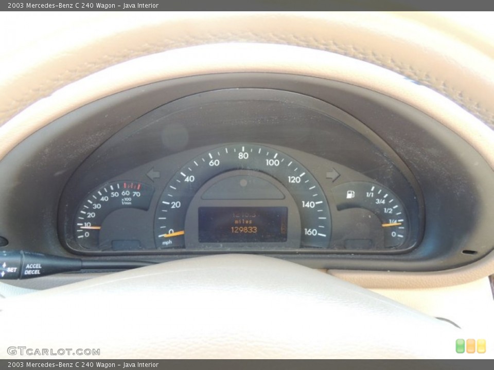 Java Interior Gauges for the 2003 Mercedes-Benz C 240 Wagon #89013546