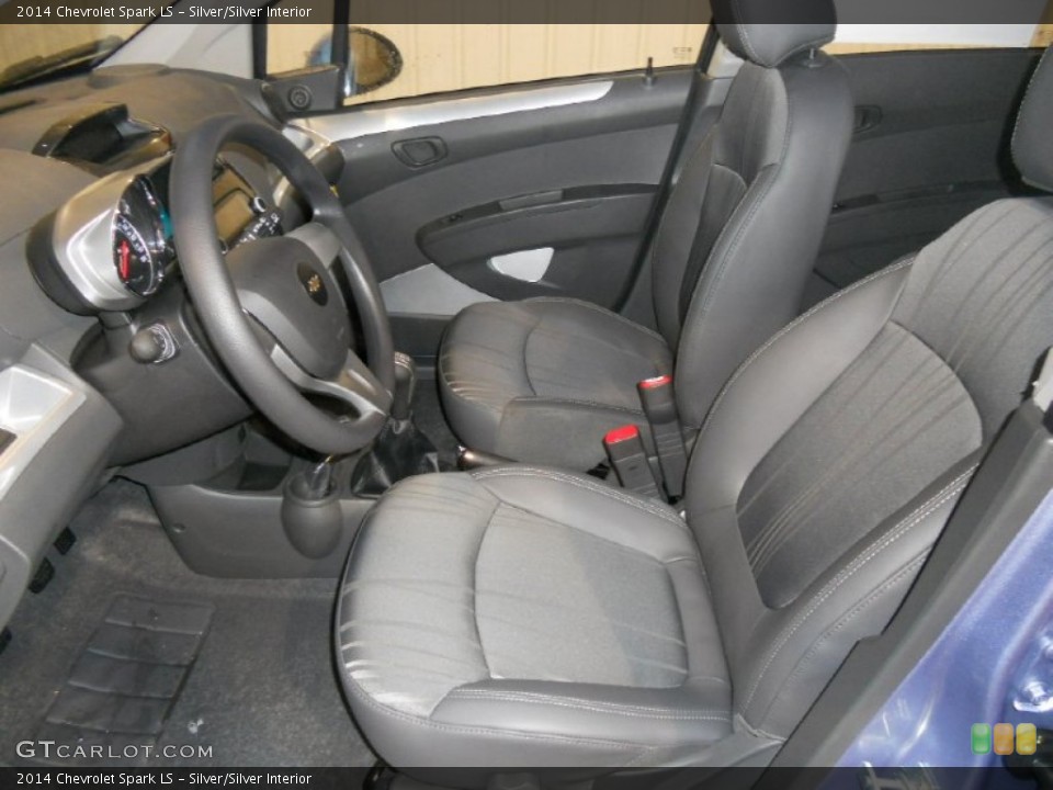 Silver/Silver Interior Front Seat for the 2014 Chevrolet Spark LS #89015487