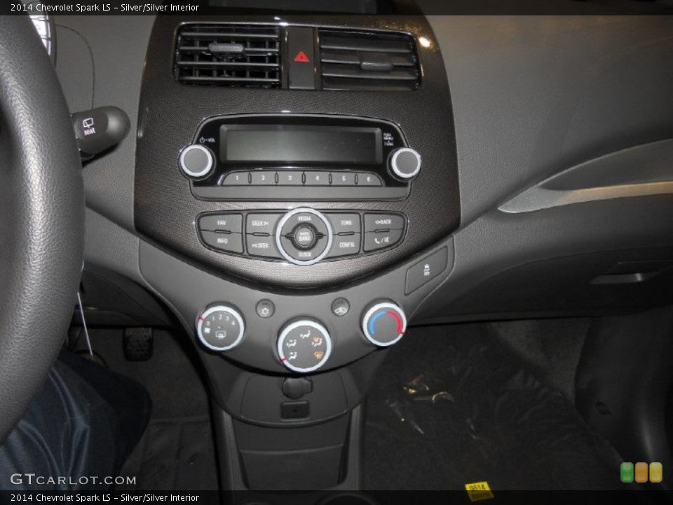 Silver/Silver Interior Controls for the 2014 Chevrolet Spark LS #89015538