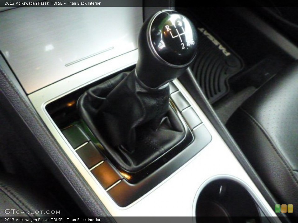 Titan Black Interior Transmission for the 2013 Volkswagen Passat TDI SE #89017548