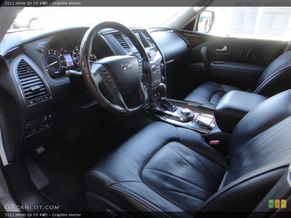 Graphite Interior Prime Interior for the 2011 Infiniti QX 56 4WD #89021697