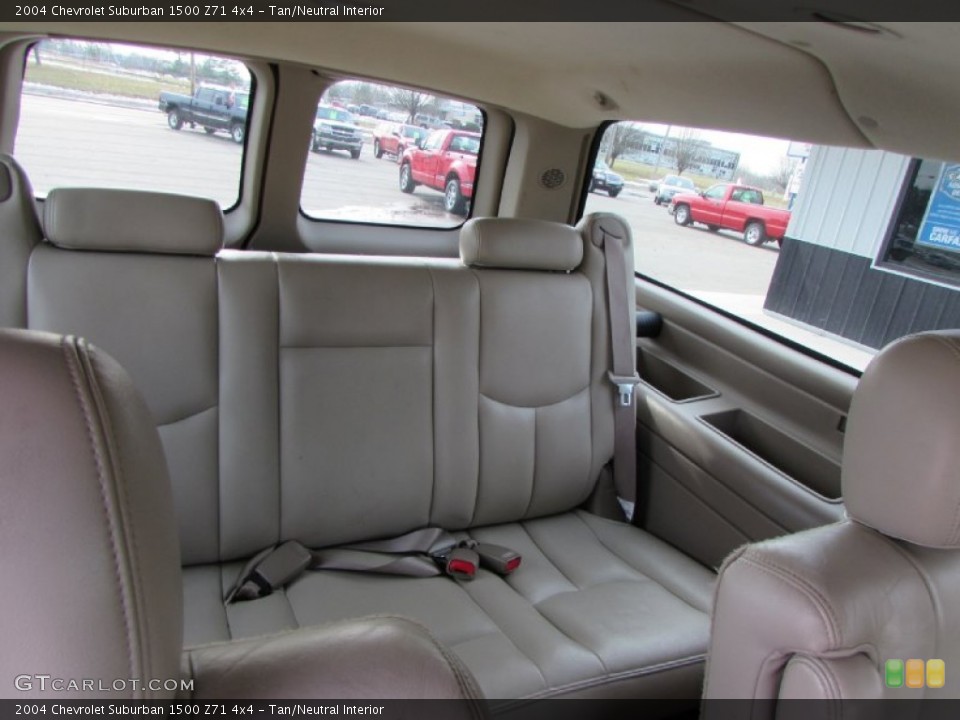 Tan/Neutral Interior Rear Seat for the 2004 Chevrolet Suburban 1500 Z71 4x4 #89026005