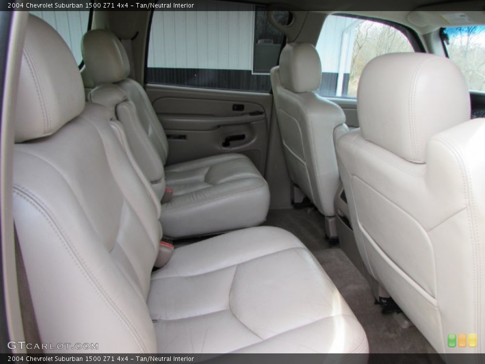 Tan/Neutral Interior Rear Seat for the 2004 Chevrolet Suburban 1500 Z71 4x4 #89026074