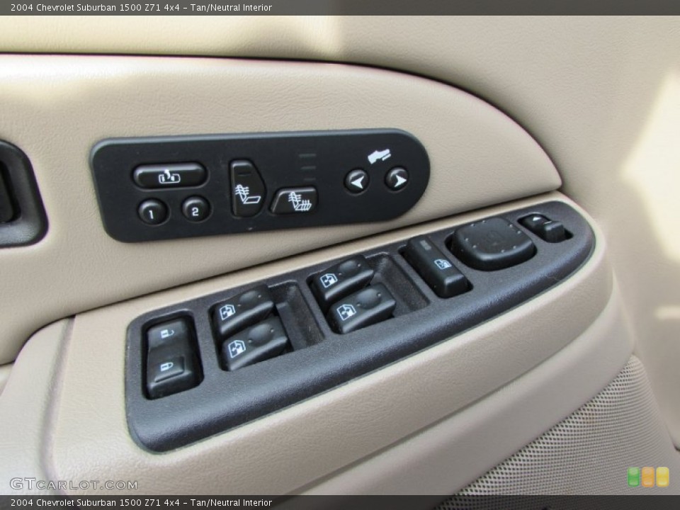 Tan/Neutral Interior Controls for the 2004 Chevrolet Suburban 1500 Z71 4x4 #89026485