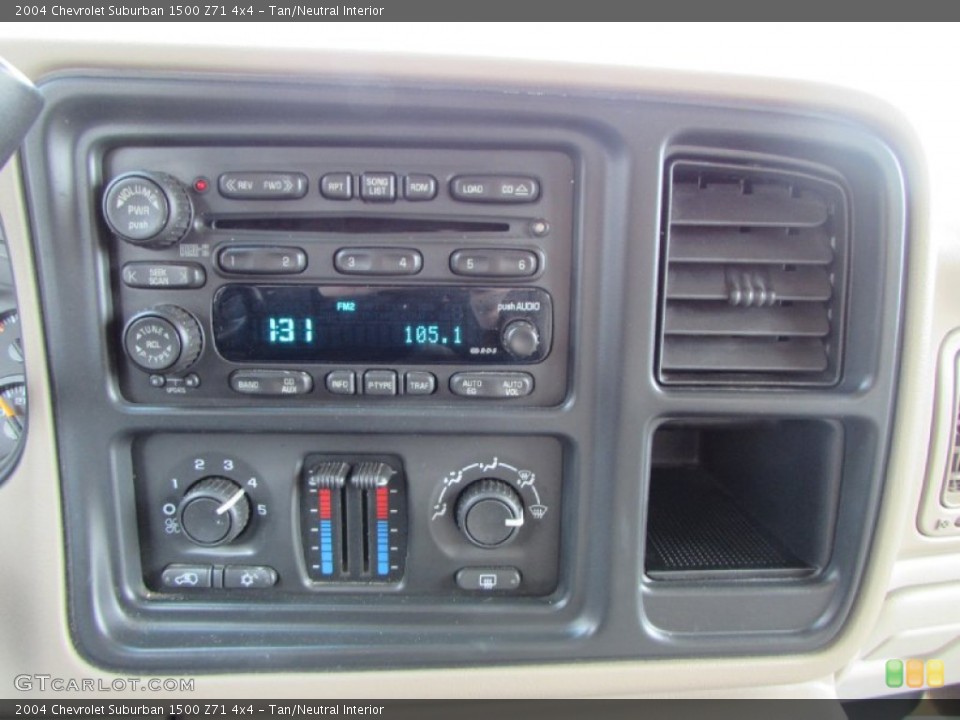 Tan/Neutral Interior Controls for the 2004 Chevrolet Suburban 1500 Z71 4x4 #89026695