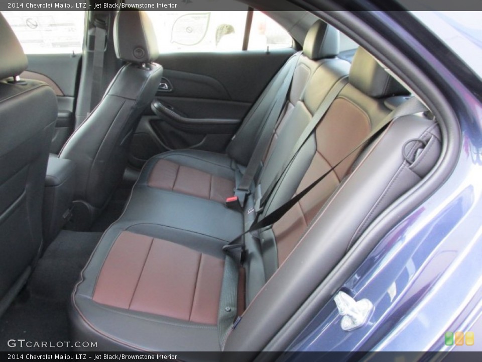 Jet Black/Brownstone Interior Rear Seat for the 2014 Chevrolet Malibu LTZ #89027096
