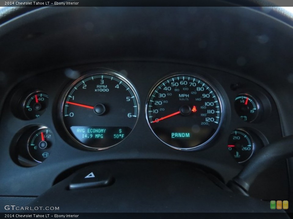 Ebony Interior Gauges for the 2014 Chevrolet Tahoe LT #89027898