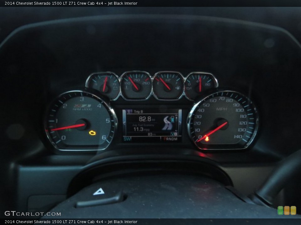 Jet Black Interior Gauges for the 2014 Chevrolet Silverado 1500 LT Z71 Crew Cab 4x4 #89029520