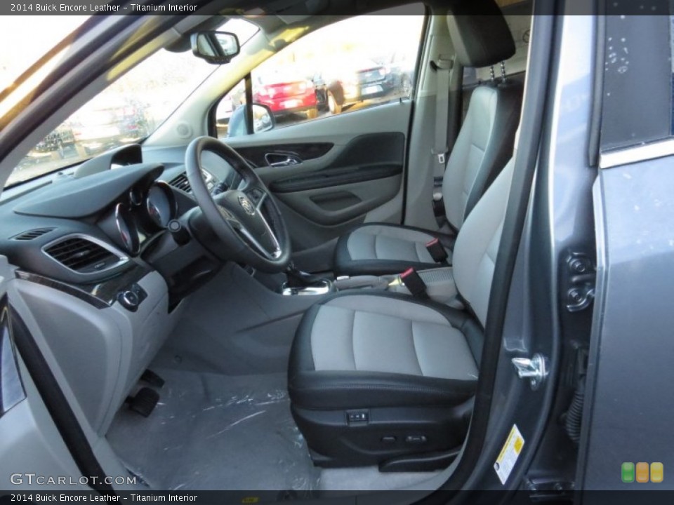 Titanium Interior Front Seat for the 2014 Buick Encore Leather #89030163