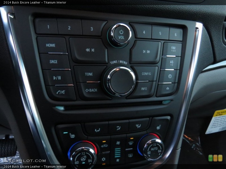 Titanium Interior Controls for the 2014 Buick Encore Leather #89030292