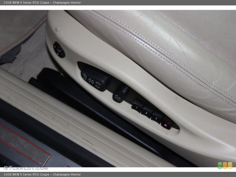 Champagne Interior Controls for the 2008 BMW 6 Series 650i Coupe #89031363