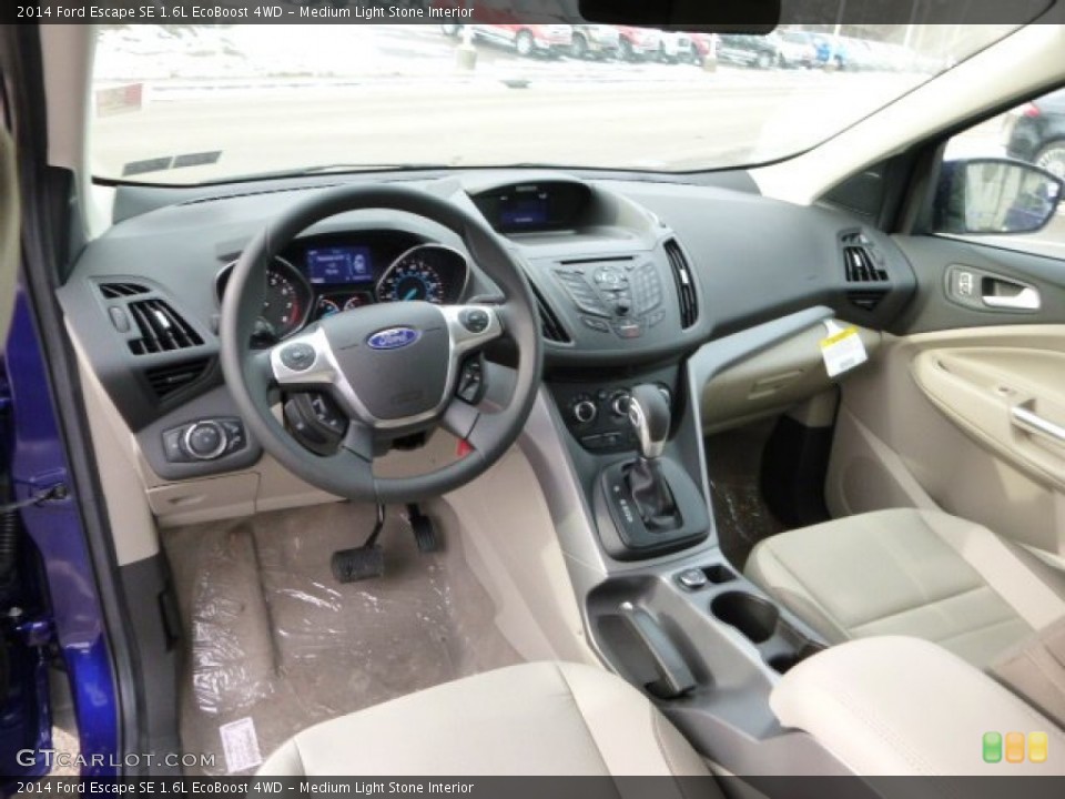 Medium Light Stone Interior Prime Interior for the 2014 Ford Escape SE 1.6L EcoBoost 4WD #89032572