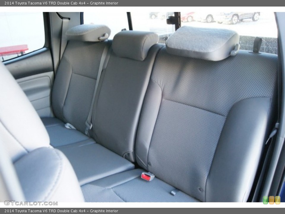 Graphite Interior Rear Seat for the 2014 Toyota Tacoma V6 TRD Double Cab 4x4 #89033727