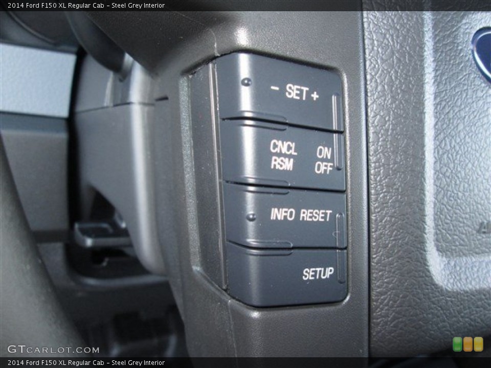 Steel Grey Interior Controls for the 2014 Ford F150 XL Regular Cab #89035975