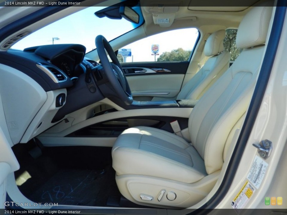 Light Dune Interior Front Seat for the 2014 Lincoln MKZ FWD #89039568