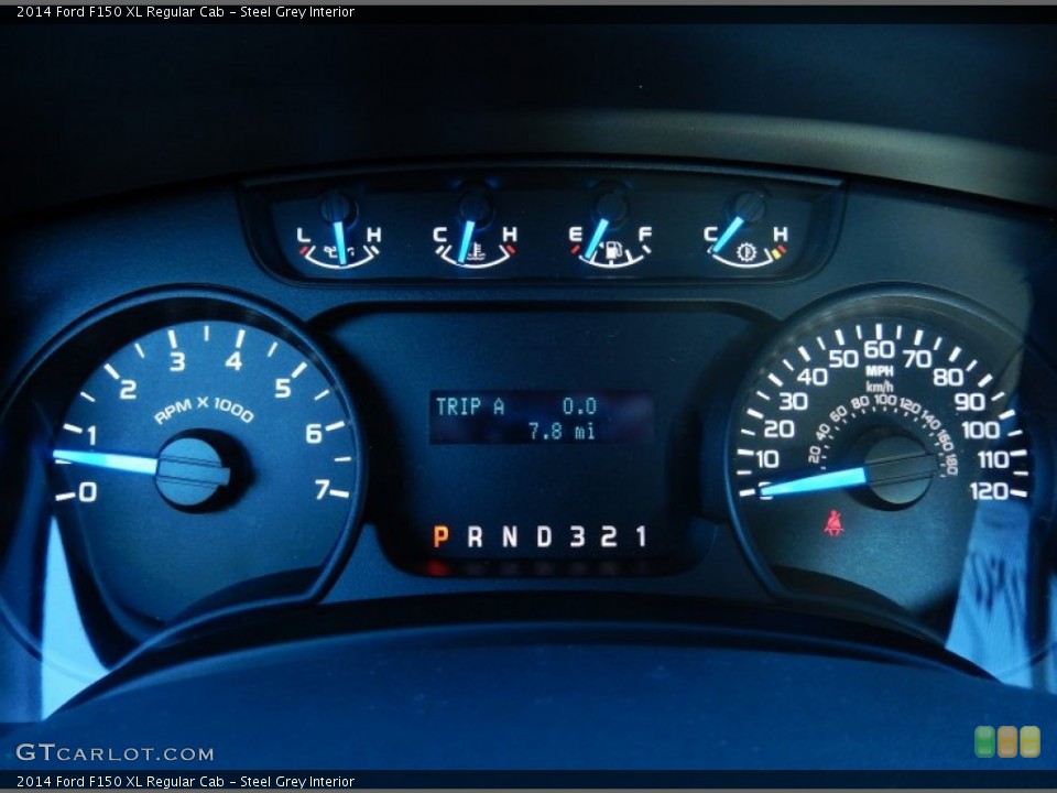 Steel Grey Interior Gauges for the 2014 Ford F150 XL Regular Cab #89040247