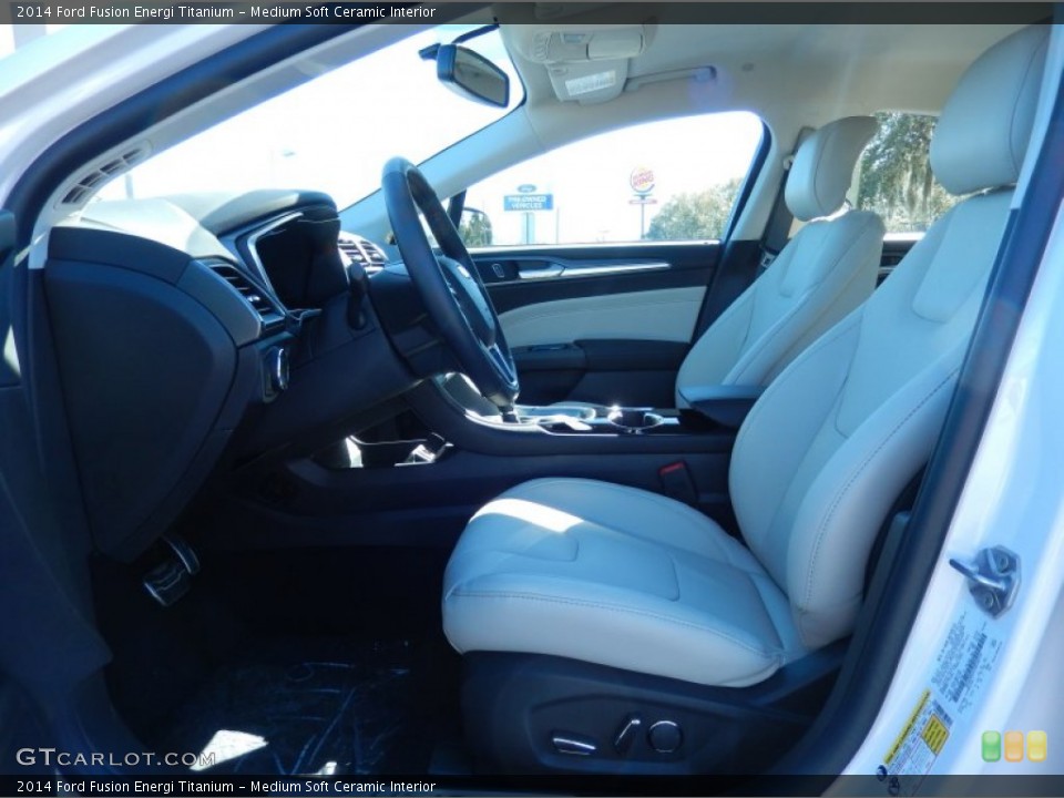 Medium Soft Ceramic Interior Front Seat for the 2014 Ford Fusion Energi Titanium #89040492