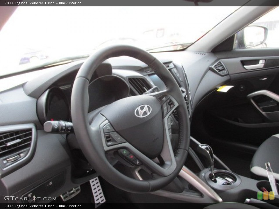 Black Interior Dashboard for the 2014 Hyundai Veloster Turbo #89042340