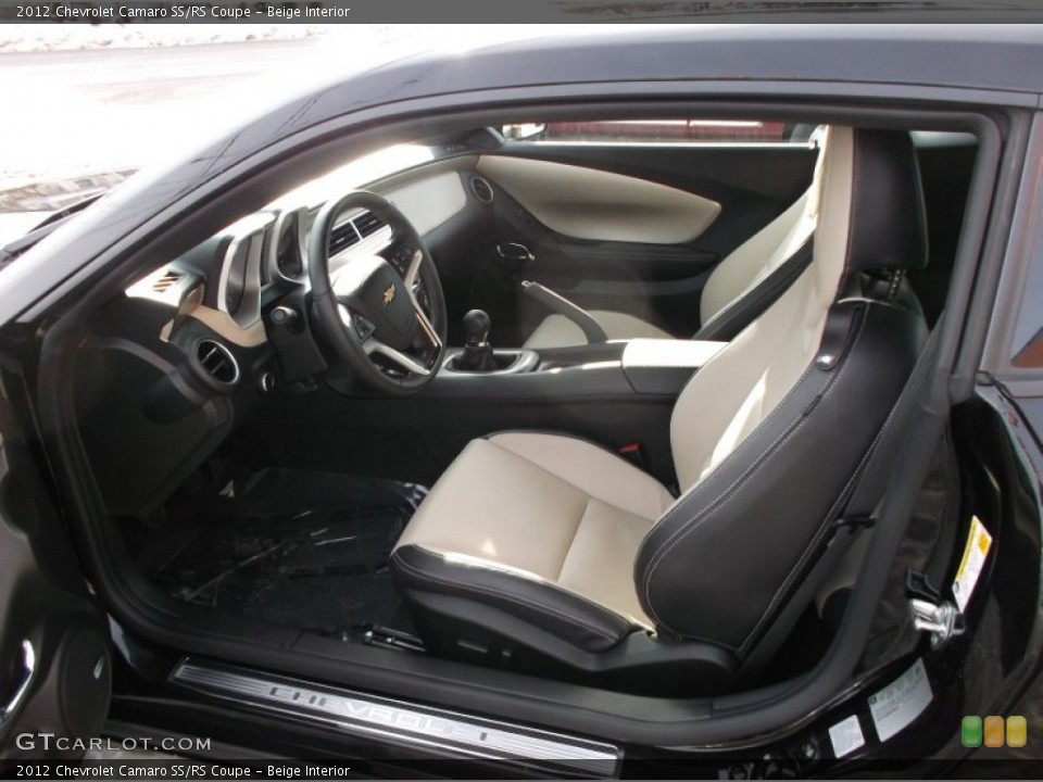 Beige Interior Photo for the 2012 Chevrolet Camaro SS/RS Coupe #89043711