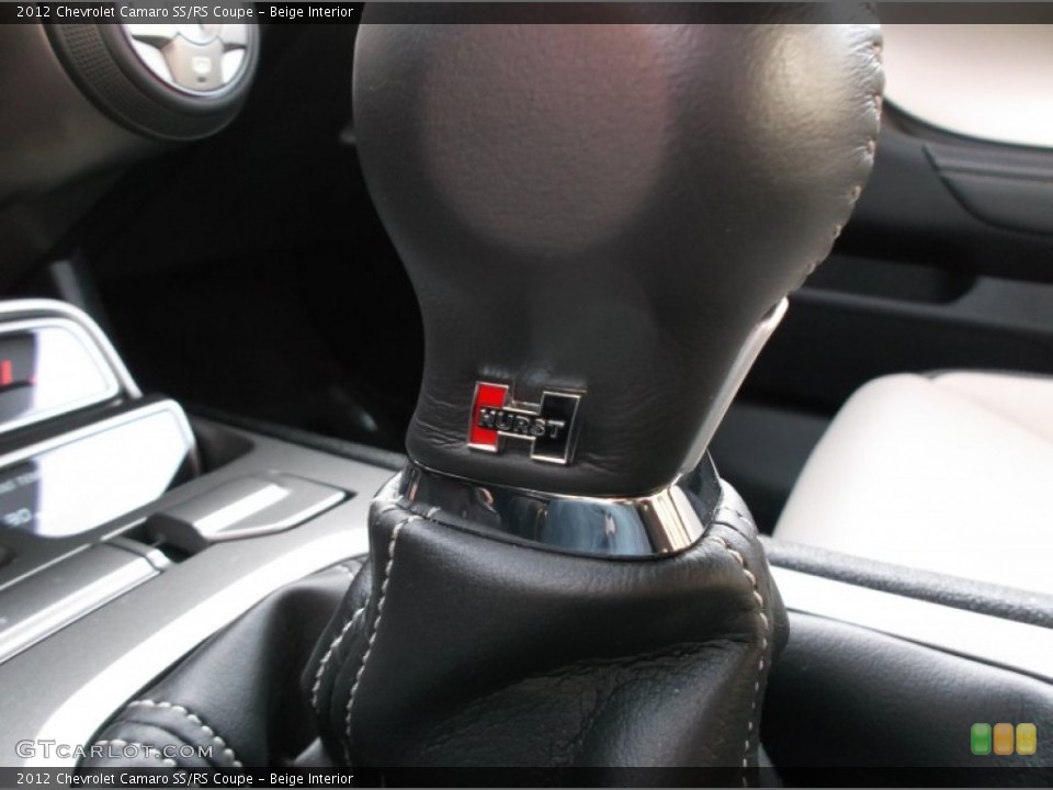 Beige Interior Transmission for the 2012 Chevrolet Camaro SS/RS Coupe #89043975
