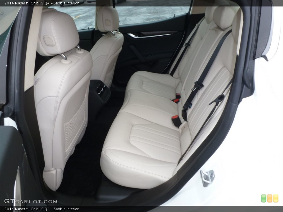 Sabbia Interior Rear Seat for the 2014 Maserati Ghibli S Q4 #89046274