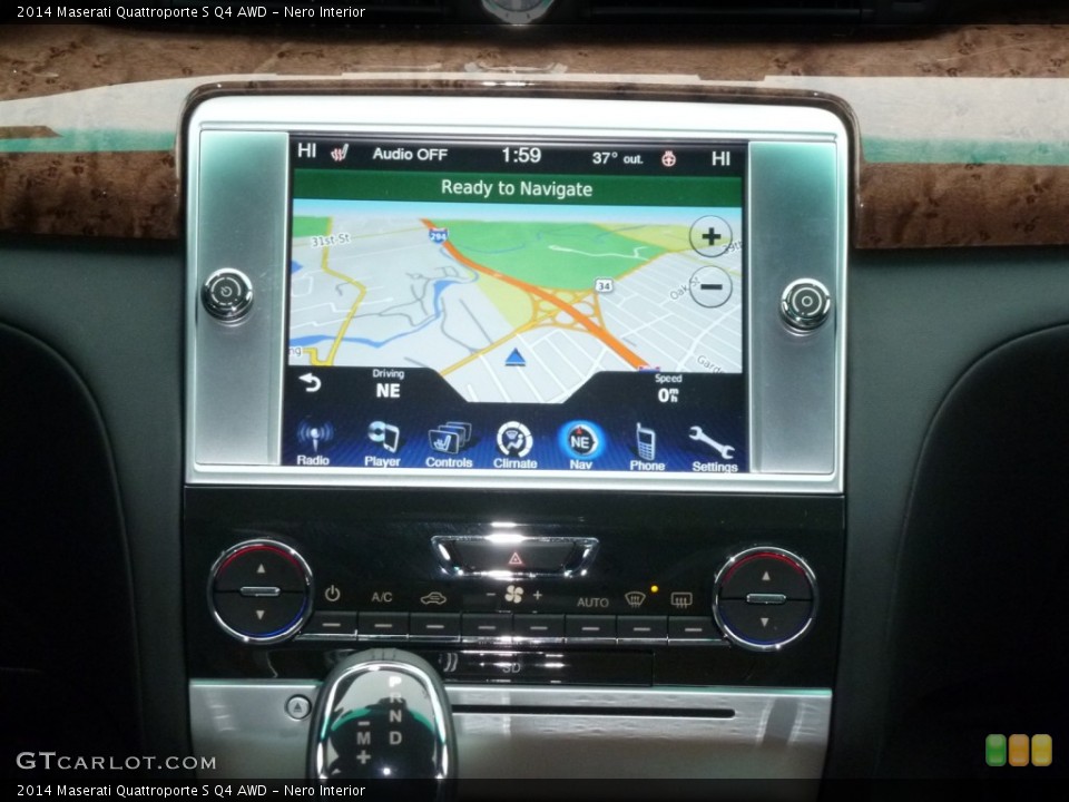 Nero Interior Navigation for the 2014 Maserati Quattroporte S Q4 AWD #89046840