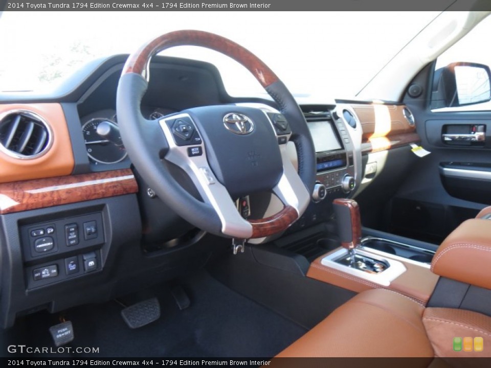 1794 Edition Premium Brown Interior Dashboard for the 2014 Toyota Tundra 1794 Edition Crewmax 4x4 #89049617