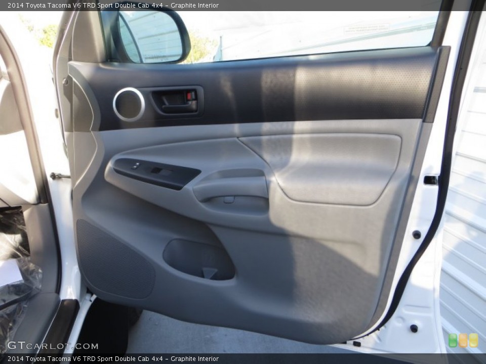 Graphite Interior Door Panel for the 2014 Toyota Tacoma V6 TRD Sport Double Cab 4x4 #89050530