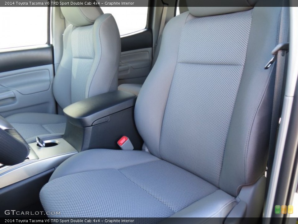 Graphite Interior Front Seat for the 2014 Toyota Tacoma V6 TRD Sport Double Cab 4x4 #89050554