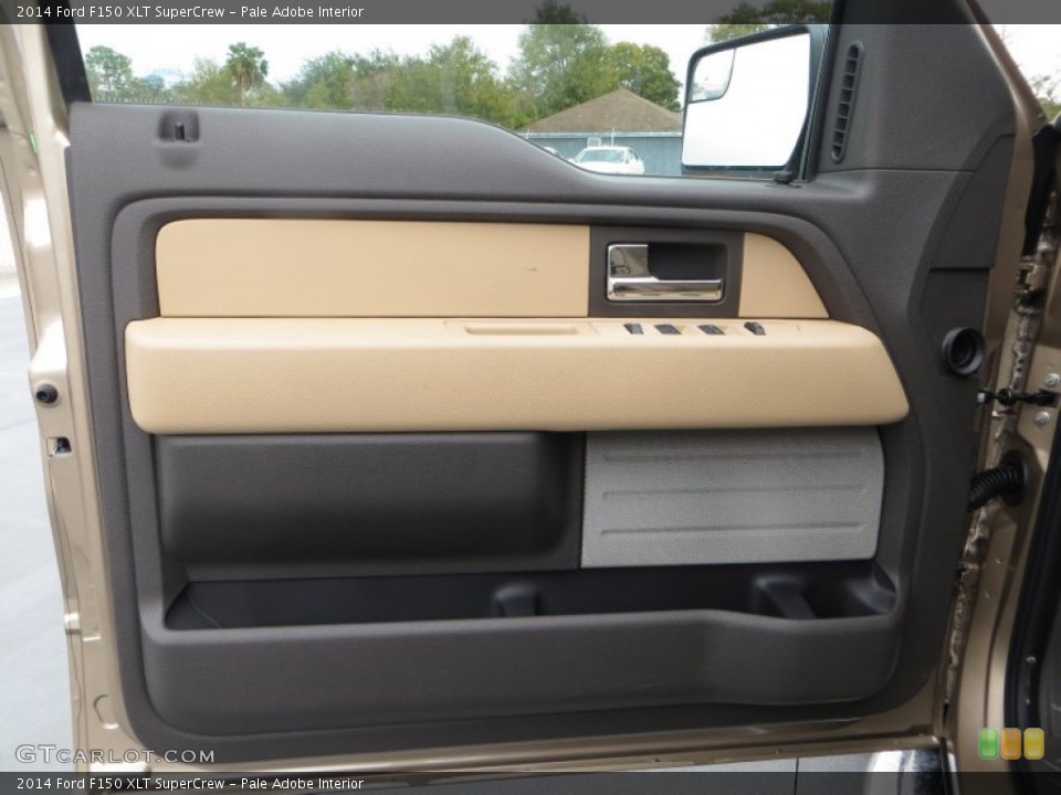 Pale Adobe Interior Door Panel for the 2014 Ford F150 XLT SuperCrew #89051115