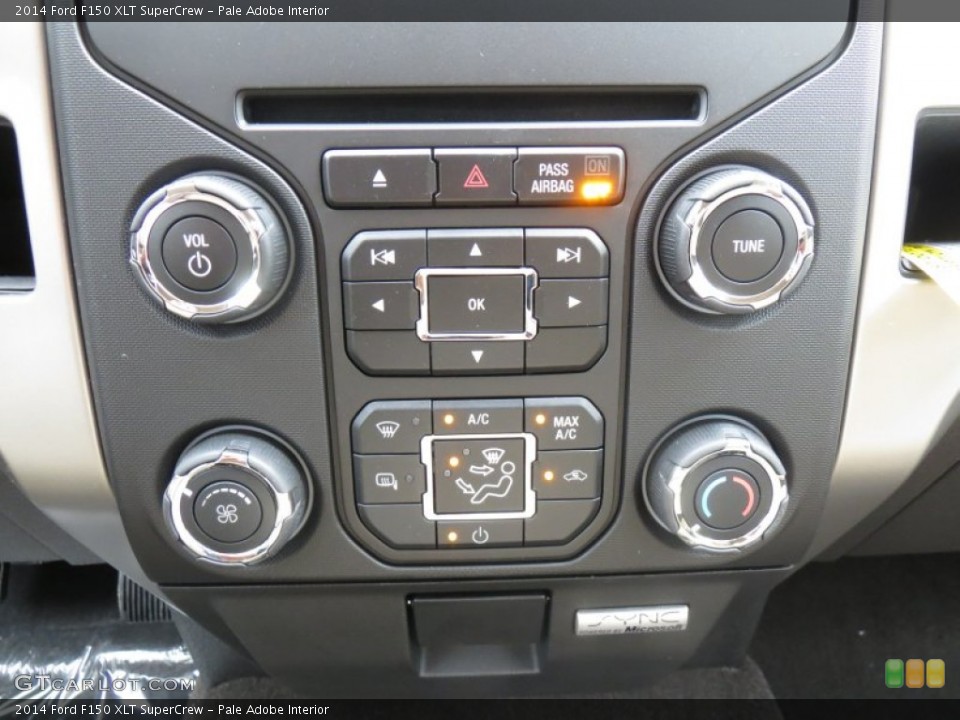 Pale Adobe Interior Controls for the 2014 Ford F150 XLT SuperCrew #89051133