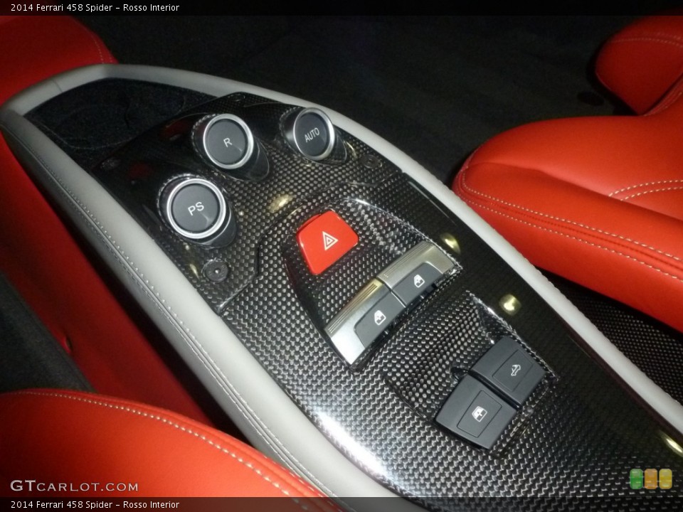 Rosso Interior Controls for the 2014 Ferrari 458 Spider #89051362