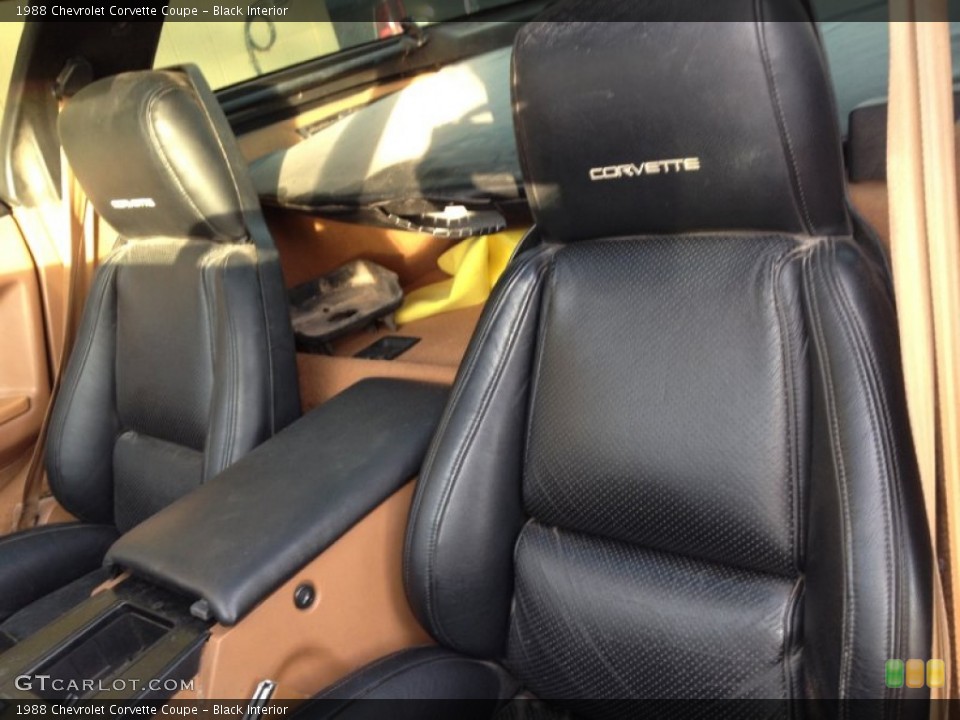 Black 1988 Chevrolet Corvette Interiors