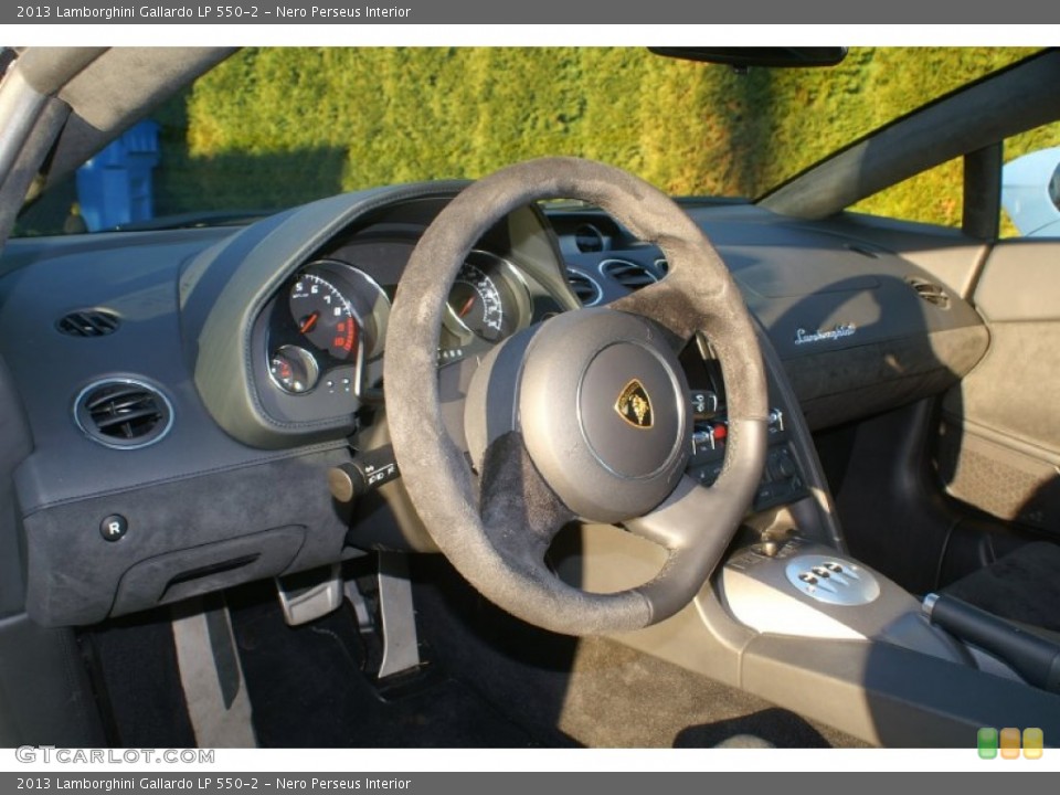 Nero Perseus Interior Photo for the 2013 Lamborghini Gallardo LP 550-2 #89054373