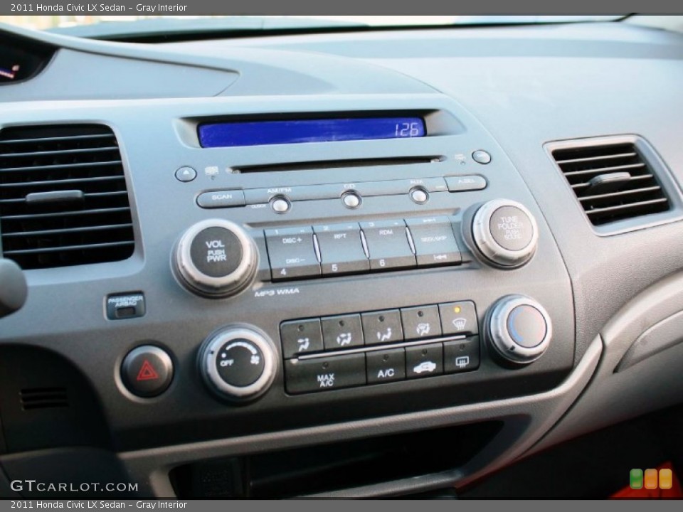 Gray Interior Controls for the 2011 Honda Civic LX Sedan #89058074