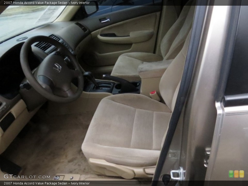 Ivory Interior Photo for the 2007 Honda Accord Value Package Sedan #89059196
