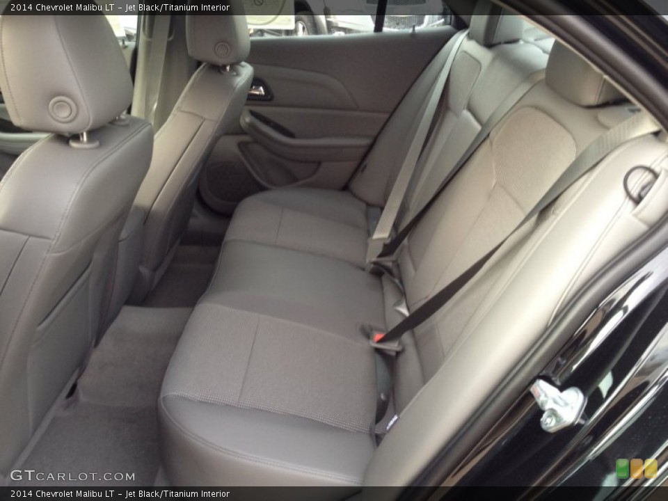 Jet Black/Titanium Interior Rear Seat for the 2014 Chevrolet Malibu LT #89063657