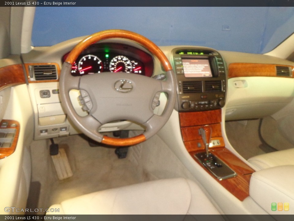 Ecru Beige Interior Prime Interior for the 2001 Lexus LS 430 #89064296